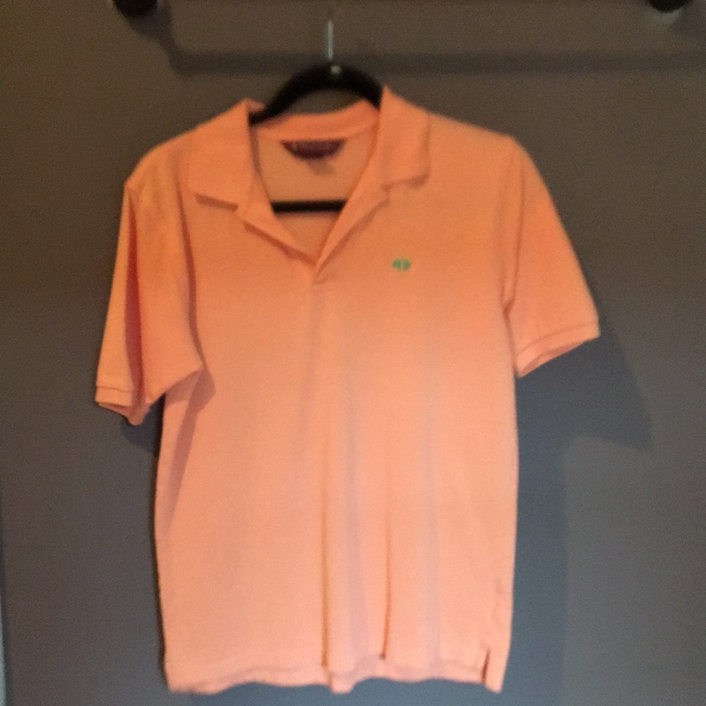ORANGE BROOKS BROTHERS POLO